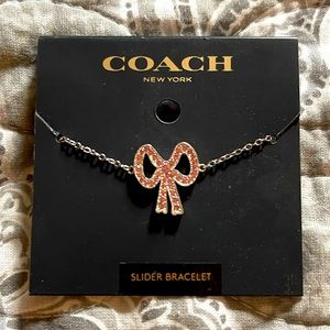 NWT Coach slider bracelet